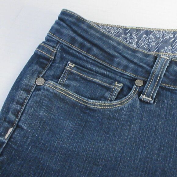 PAIGE‎ Premium Denim Roxbury Skinny Ankle Crop Jeans Size 29 (30.5) Medium Wash - Picture 6 of 16